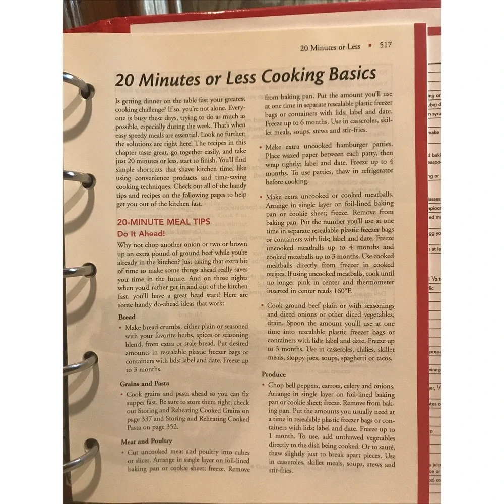 Betty‎ Crocker Cookbook New Edition Tenth Edition Cooking